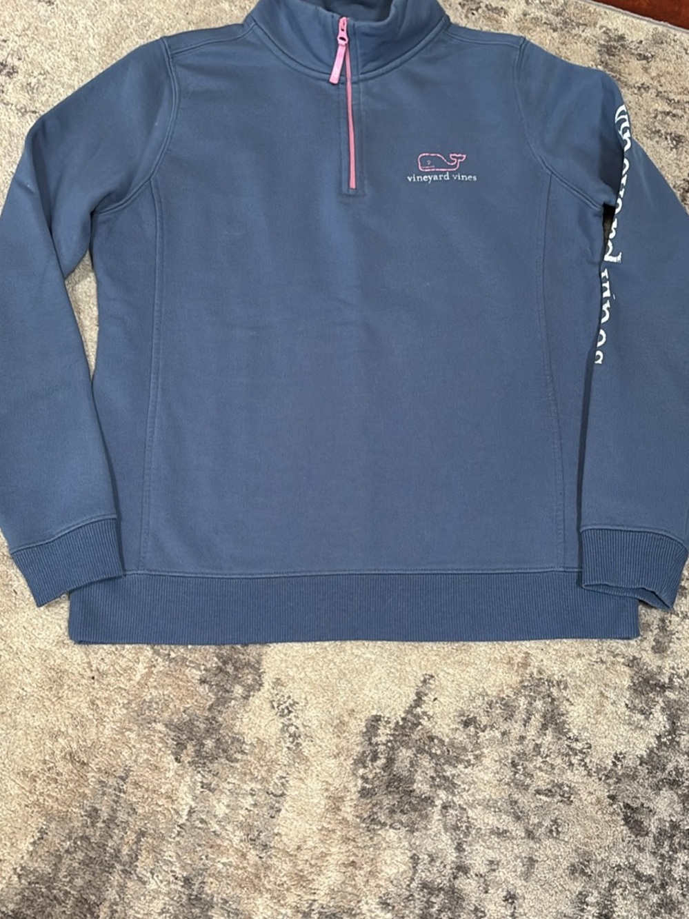 Vineyard Vines Women’s Blue Quarter Zip Size XS